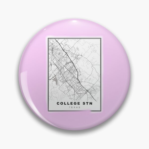 Item preview, Minimalist College Station Map designed and sold by Tamas Das.