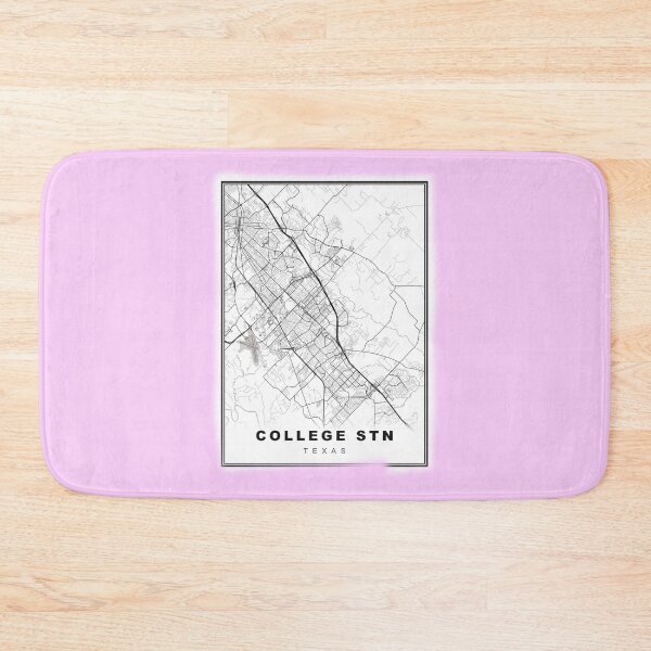 Item preview, Minimalist College Station Map designed and sold by Tamas Das.