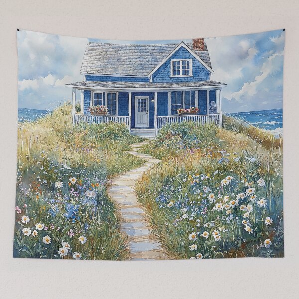 Item preview, Coastal Cottage Serenity designed and sold by Pixel Junkies Studio.