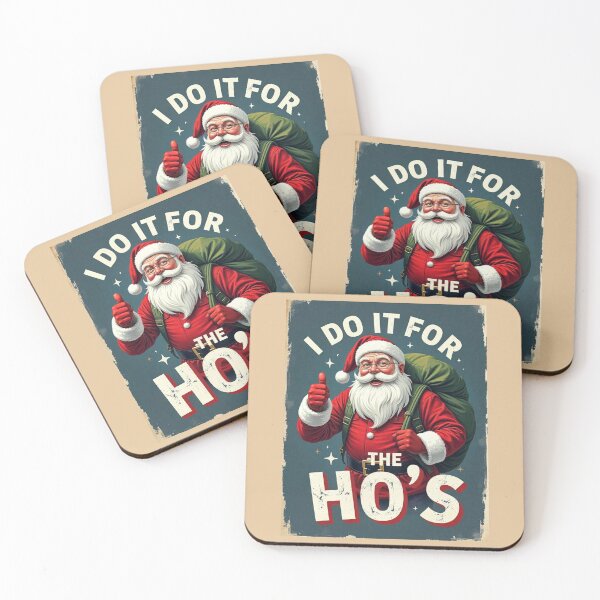 Item preview, T Shirt I Do It for The Hos Santa Claus Funny Christmas Party Tee designed and sold by wanado.