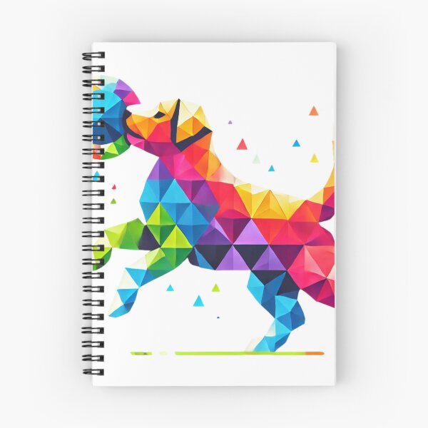 Item preview, Playful Geometric Dog with Ball designed and sold by becauseturkey.