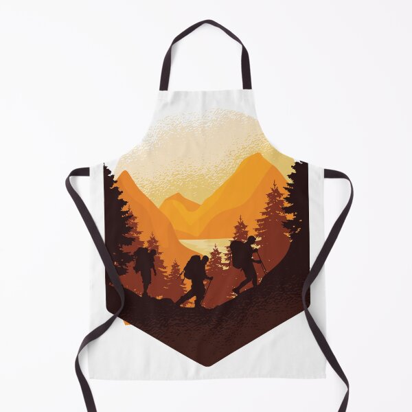 Item preview, Hikers Climbing with Forest Backdrop designed and sold by TurtleDojo.