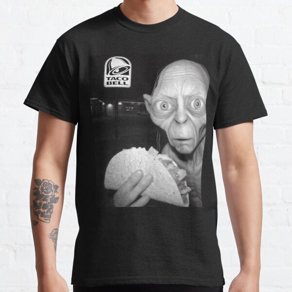 Item preview, Gollum eating Taco Bell designed and sold by Control Alt X Internet Clothing.