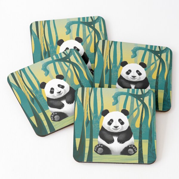 Item preview, Whimsical Kawaii Green Panda Zentangle Art designed and sold by Witty Shirts.