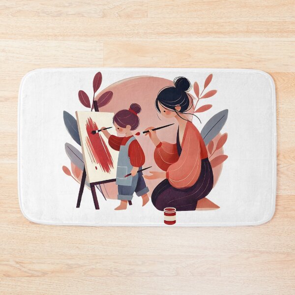 Item preview, Mother-Daughter Painting Whimsy designed and sold by TeesHearts100.