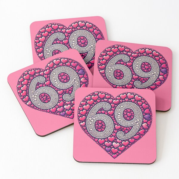 Item preview, Playful Romantic 69 Heart Design Funny Valentine’s Day designed and sold by Victor Shadehorn.
