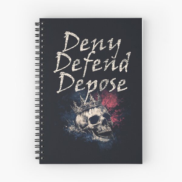 Item preview, Deny Defend Depose skull with crown designed and sold by MojoMakesit.