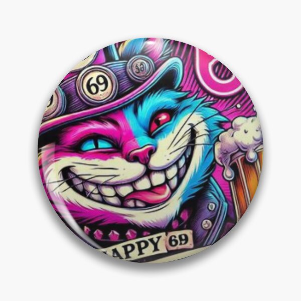 Item preview, Happy Psychedelic Cheshire Cat designed and sold by Shs-Kenya.