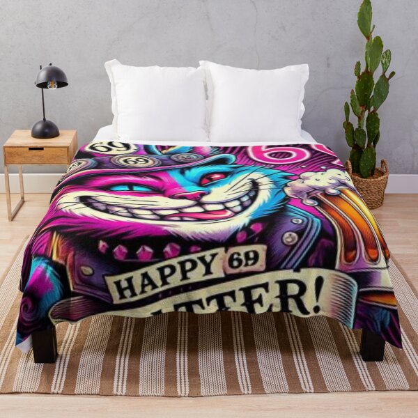 Item preview, Happy Psychedelic Cheshire Cat designed and sold by Shs-Kenya.