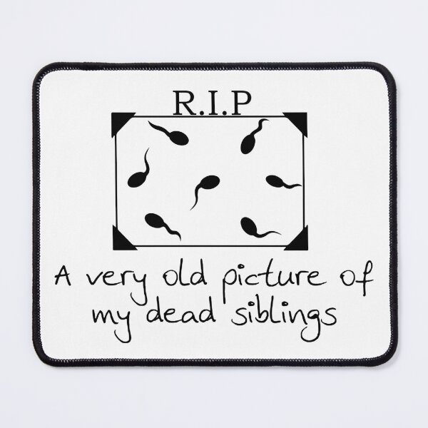 Item preview, Funny RIP Siblings Sperm Joke - Dark Humor Retro Design designed and sold by LoFi-OG.