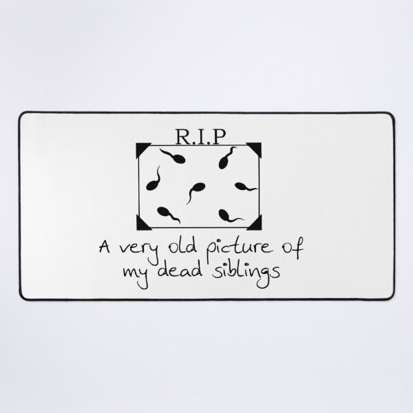 Item preview, Funny RIP Siblings Sperm Joke - Dark Humor Retro Design designed and sold by LoFi-OG.