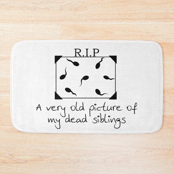 Item preview, Funny RIP Siblings Sperm Joke - Dark Humor Retro Design designed and sold by LoFi-OG.