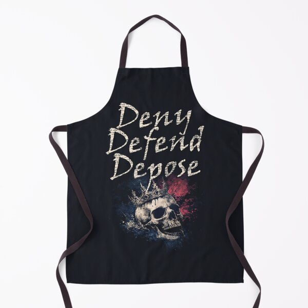 Item preview, Deny Defend Depose skull with crown designed and sold by MojoMakesit.
