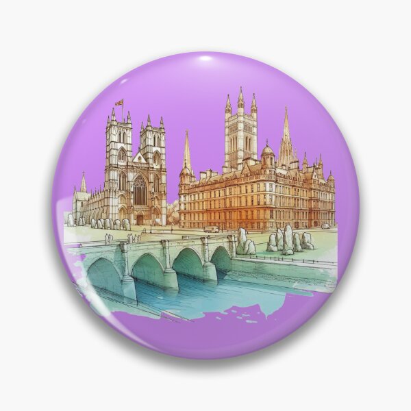Item preview, Sketch of UK Cities - Landmarks, Historic Structures, and Scenic Stonehenge (Wiltshire)Views,  designed and sold by PaintMeWorld.