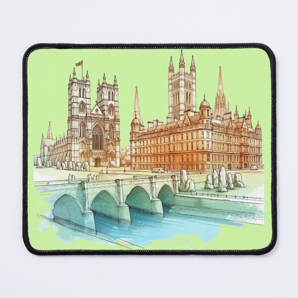 Item preview, Sketch of UK Cities - Landmarks, Historic Structures, and Scenic Stonehenge (Wiltshire)Views,  designed and sold by PaintMeWorld.