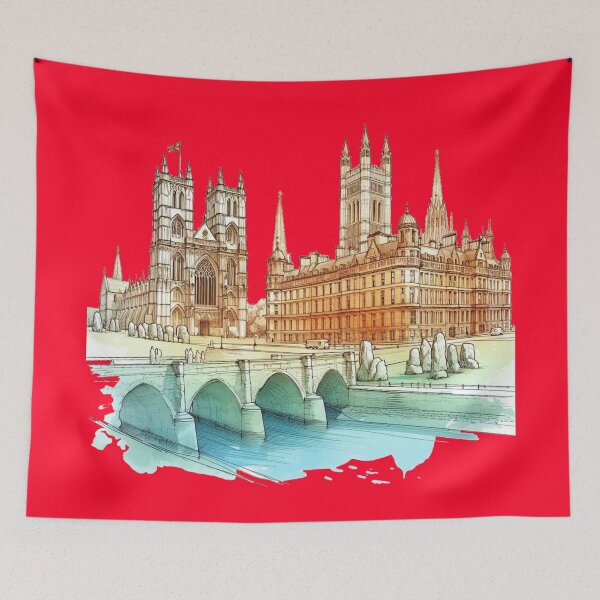 Item preview, Sketch of UK Cities - Landmarks, Historic Structures, and Scenic Stonehenge (Wiltshire)Views,  designed and sold by PaintMeWorld.