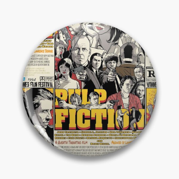 Item preview, Movie Poster Tarantino Pattern 7 - For Quentin Tarantino Movie lovers designed and sold by milodesign.