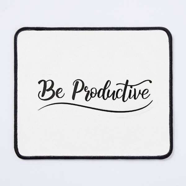 Item preview, Be Productive Motivational Text Sticker designed and sold by FluffyPeels.