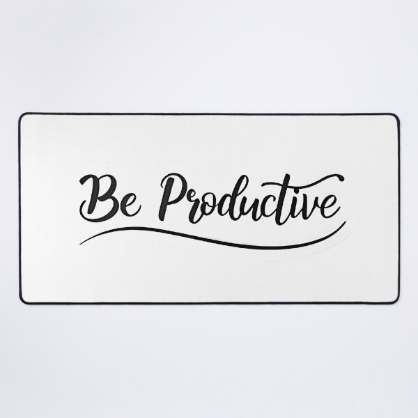 Item preview, Be Productive Motivational Text Sticker designed and sold by FluffyPeels.