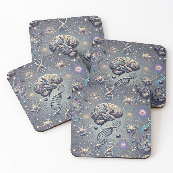 Item preview, Metallic Neuroscinece Pattern designed and sold by Porosenok.