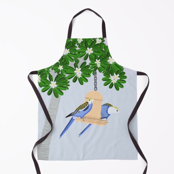 Item preview, Cute Playful Rosellas under Frangipani Tree designed and sold by reene88.
