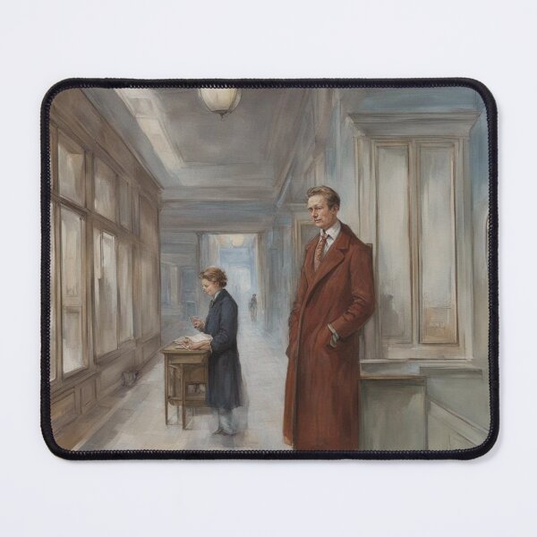 Item preview, retro, office, man, detective designed and sold by DonnaBlankaArt.