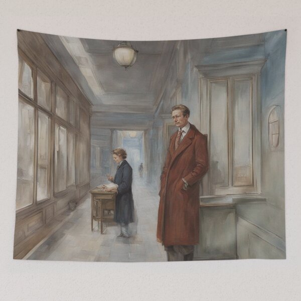 Item preview, retro, office, man, detective designed and sold by DonnaBlankaArt.