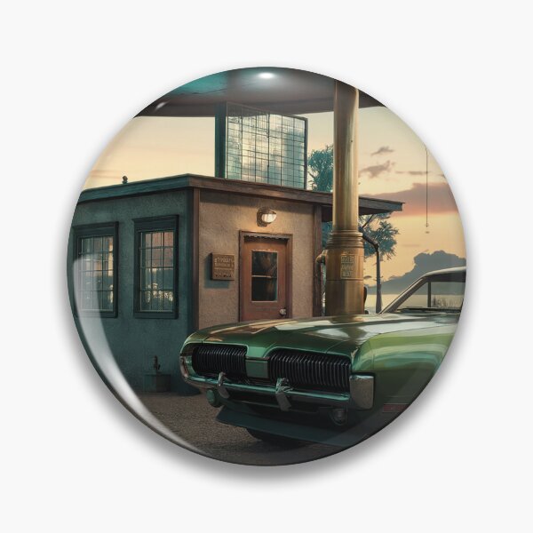 Item preview, metallic green 1969 Mercury Cougar designed and sold by Random Designs.