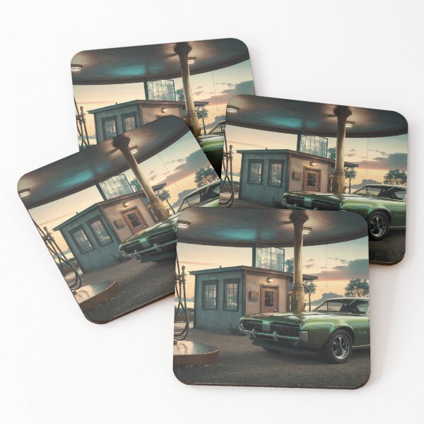 Item preview, metallic green 1969 Mercury Cougar designed and sold by Random Designs.