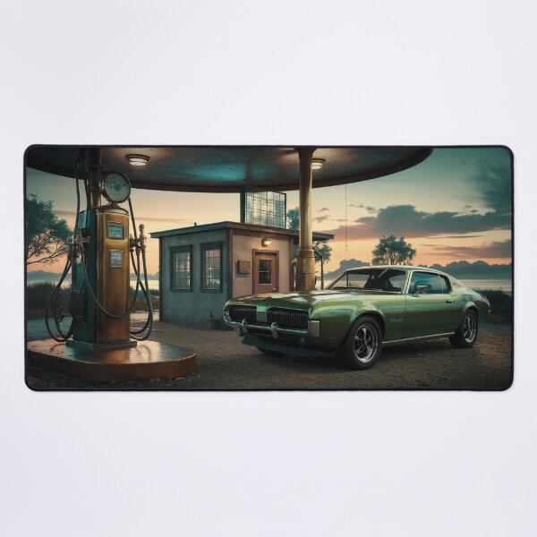 Item preview, metallic green 1969 Mercury Cougar designed and sold by Random Designs.