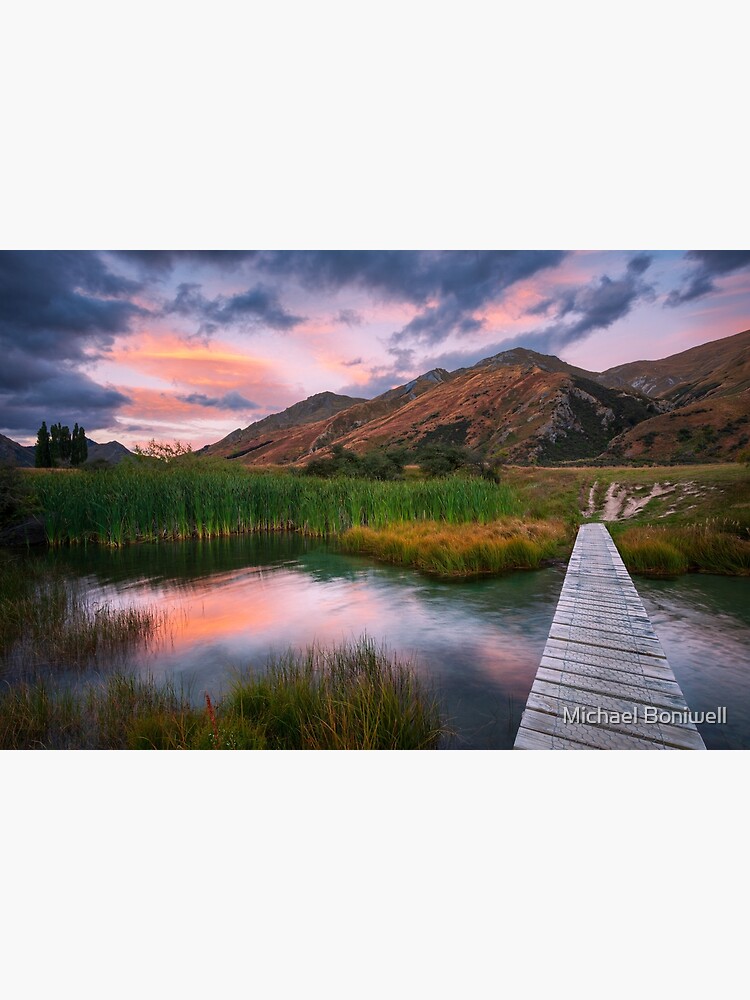Thumbnail 3 of 3, Photographic Print, Last of the Light, Queenstown, South Island, New Zealand designed and sold by Chockstone.