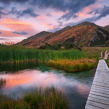 Artwork thumbnail, Last of the Light, Queenstown, South Island, New Zealand by Michael Boniwell
