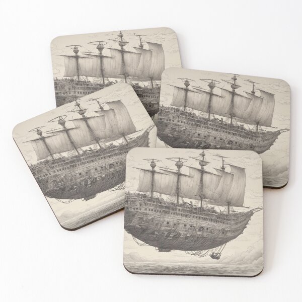 Item preview, A flying ship, a ghost, a Dutchman designed and sold by DonnaBlankaArt.