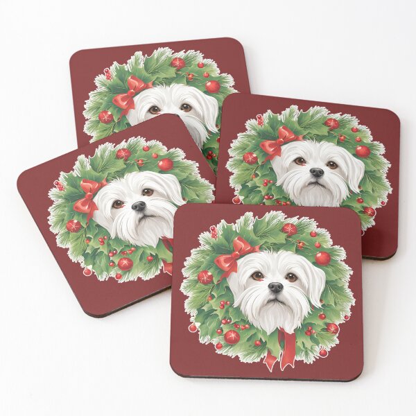 Item preview, Maltese Christmas Magic – Festive Holiday Design for Dog Lovers designed and sold by GoodyPaws.