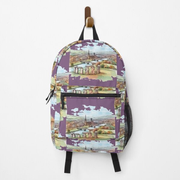 Item preview, Sketch of UK Cities - Landmarks, Historic Structures, and Scenic Stonehenge (Wiltshire)Views,  designed and sold by PaintMeWorld.