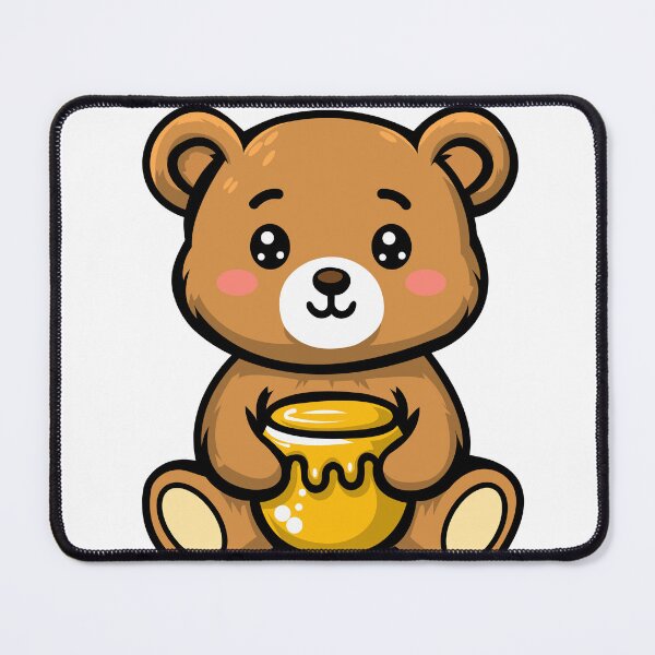Item preview, Charming Honey Bear - Perfect for T-Shirts, Stickers, and More designed and sold by CreativeTomb.