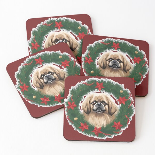 Item preview, Pekingese Christmas Elegance – Festive Holiday Design for Dog Lovers designed and sold by GoodyPaws.
