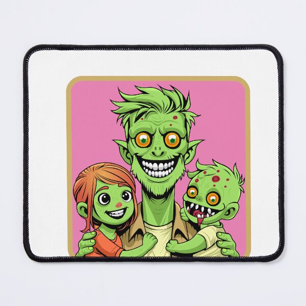 Item preview, Fantasy Horror Family Trio of Green-Skinned Characters - Perfect for T-Shirts, Stickers, and More" designed and sold by CreativeTomb.