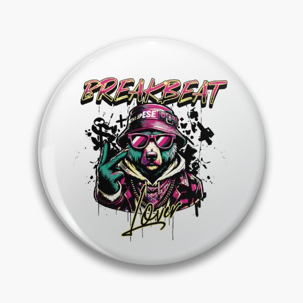 Item preview, BREAKBEAT  -  Lover Hip Bear (black)  designed and sold by Discothreadz.