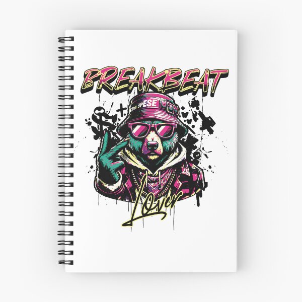 Item preview, BREAKBEAT  -  Lover Hip Bear (black)  designed and sold by Discothreadz.