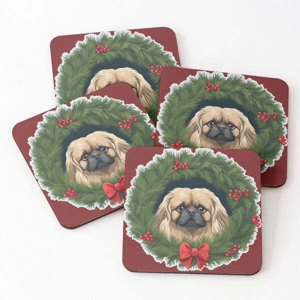 Item preview, Pekingese Christmas Elegance – Festive Holiday Design for Dog Lovers designed and sold by GoodyPaws.