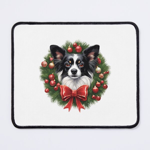 Item preview, Papillon Christmas Delight – Festive Holiday Design for Dog Lovers designed and sold by GoodyPaws.