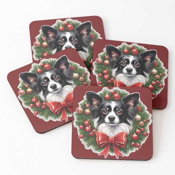 Item preview, Papillon Christmas Delight – Festive Holiday Design for Dog Lovers designed and sold by GoodyPaws.