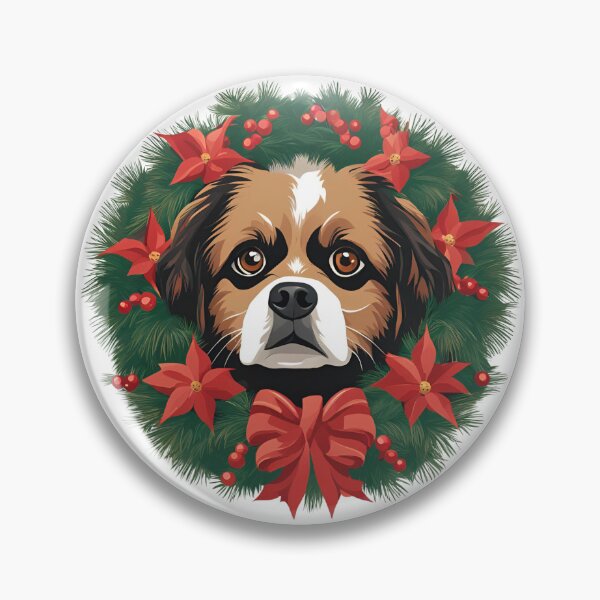 Item preview, Tibetan Spaniel Christmas Cheer – Festive Holiday Design for Dog Lovers designed and sold by GoodyPaws.