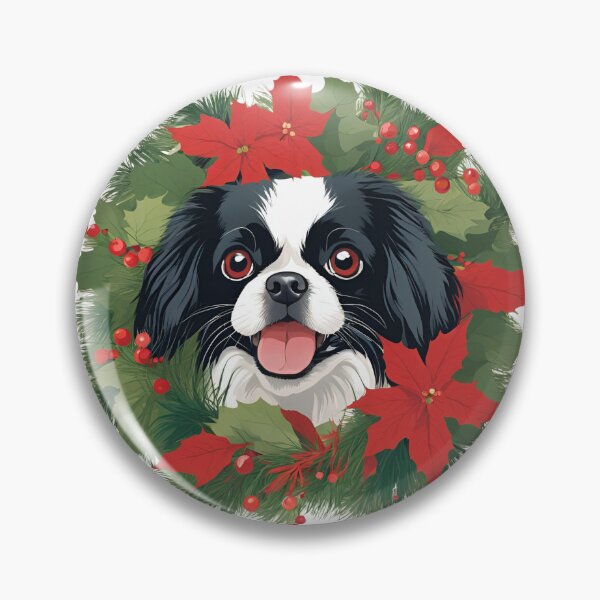 Item preview, Japanese Chin Christmas Joy – Festive Holiday Design for Dog Lovers designed and sold by GoodyPaws.