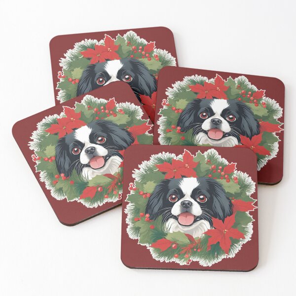 Item preview, Japanese Chin Christmas Joy – Festive Holiday Design for Dog Lovers designed and sold by GoodyPaws.