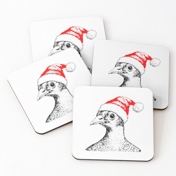 Item preview, Pheasant in Christmas Hat designed and sold by JollyCritters.