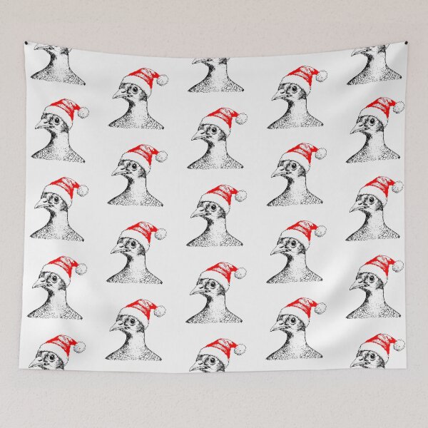 Item preview, Pheasant in Christmas Hat designed and sold by JollyCritters.
