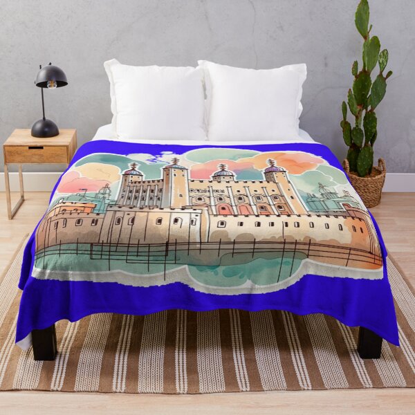 Item preview, The Tower of London Minimalist Sticker, designed and sold by PaintMeWorld.