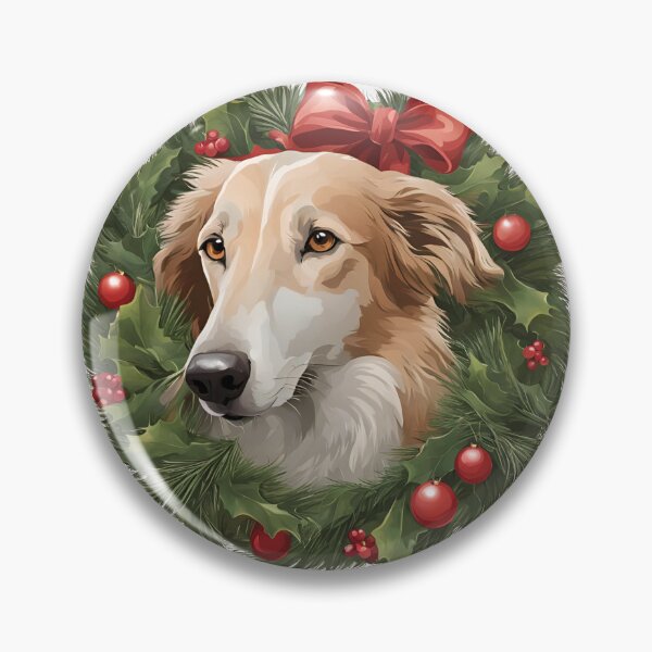 Artikelvorschau, Borzoi Christmas Joy – Elegantes Weihnachtsdesign für Hundeliebhaber entworfen und verkauft von GoodyPaws.